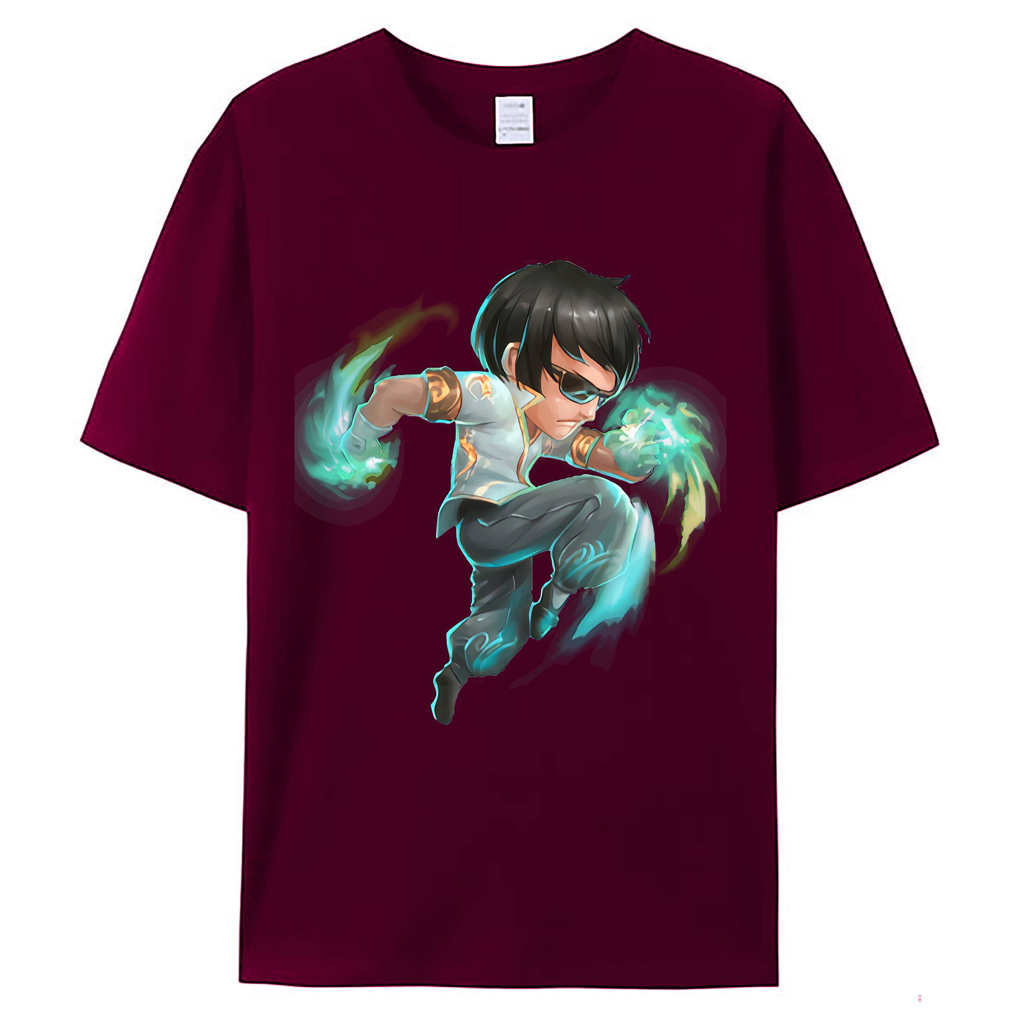 （画像用） リーグ・オブ・レジェンド League of Legends LOL レディースカジュアルプリントTシャツ（綿100％）